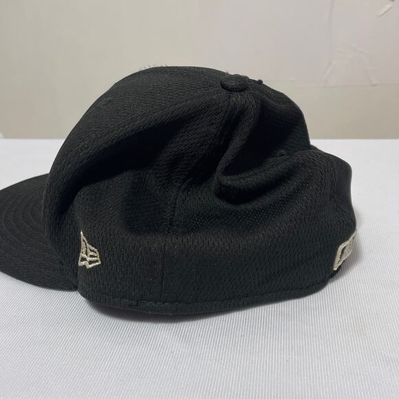 Detroit Tigers Hat Men's 7 1/2 MLB New Era 59Fifty Baseball Cap Black - Picture 4 of 7